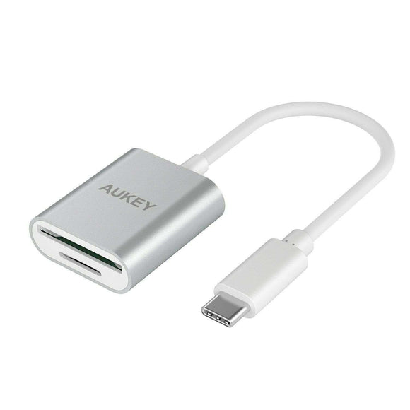 Spar King-AUKEY USB C Kartenleser SD MicroSD SuperSpeed USB 3.0 Mini Kartenlesegerät