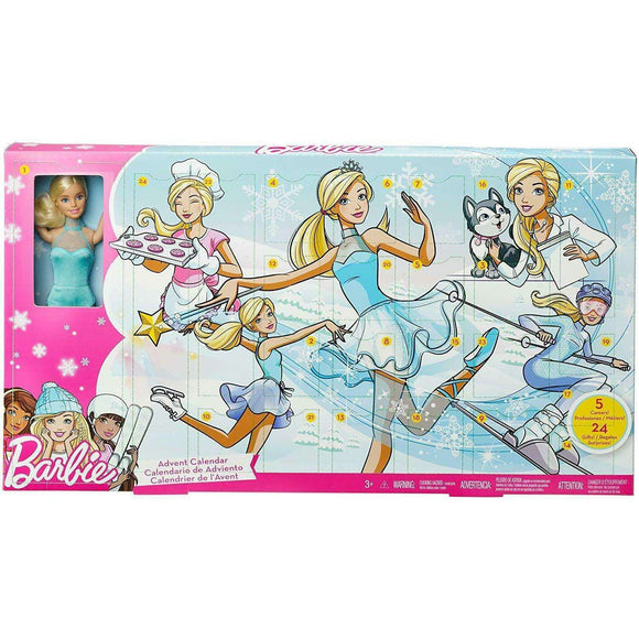 Spar King-Barbie FGD01 Adventskalender Spielzeugkalender Puppe Accessoires Mädchen
