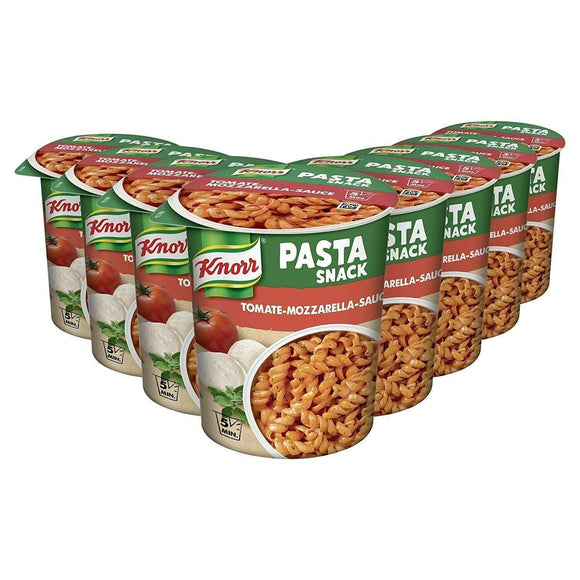 Spar King-Knorr Pasta Snack Tomaten Mozzarella Sauce 5 Minuten Terrine Nudeln 8 x 72 g