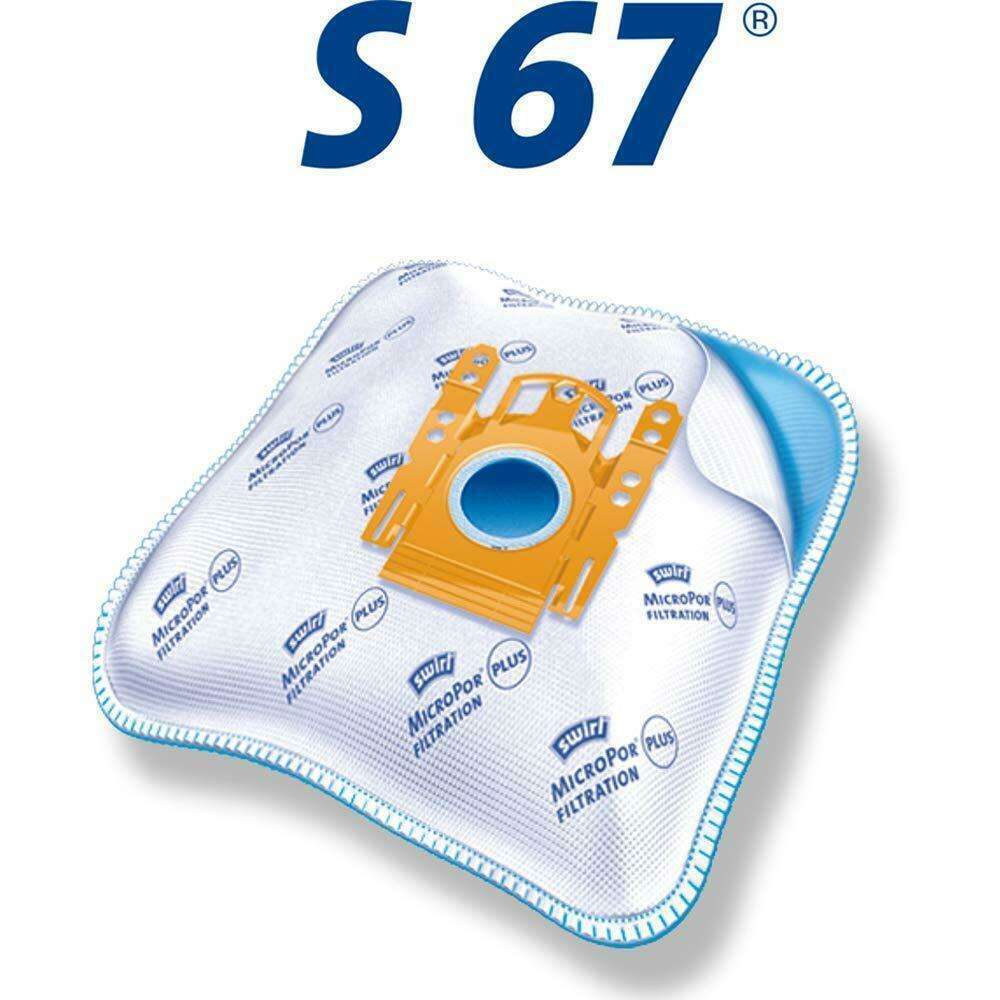 Swirl S 67 MicroPor Plus Staubsaugerbeutel für Siemens Bosch Staubsaug –  Spar King