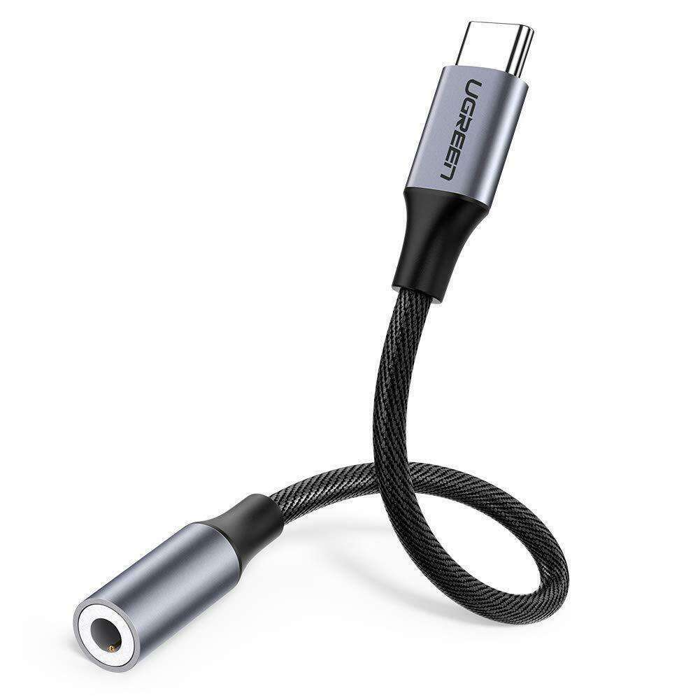 UGREEN USB C auf AUX 3.5 mm Adapter Klinke Smartphone Zubehör Android –  Spar King