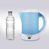Spar King-Aigostar Reise-Wasserkocher Set 0,6 Liter 650 Watt 2 Tassen 2 Teelöffel Blau