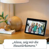 Spar King-Amazon Echo Show 2. Generation 10 Zoll HD-Display Stereo Alexa Smart Home Weiß