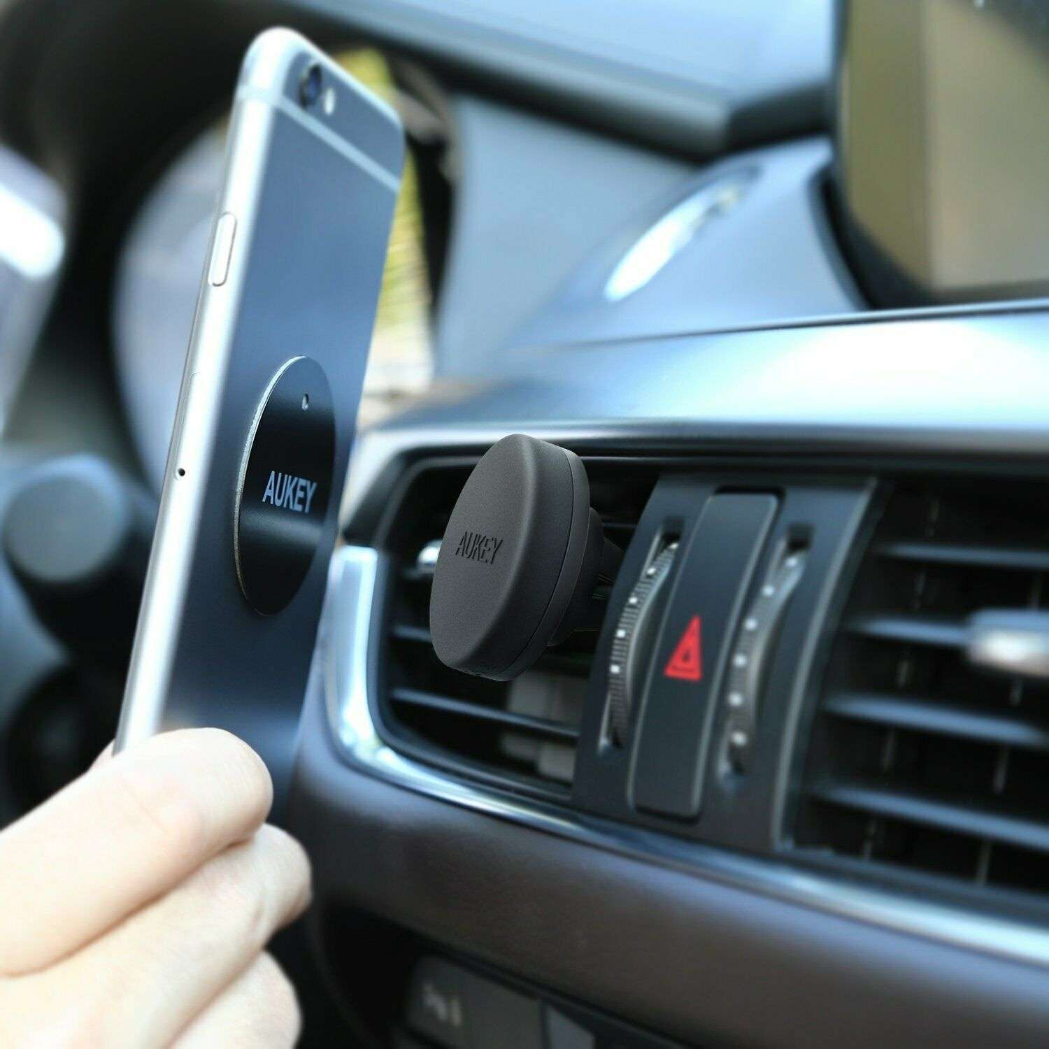 FELIXLEO Handyhalterung Auto Magnet Lüftung, Universal Handyhalter  (Schwarz) Handy-Halterung