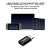 Spar King-AUKEY USB C auf Micro USB Adapter Konverter Android MacBook Schwarz 3er Pack