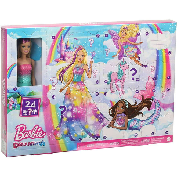Spar King-Barbie GJB72 Dreamtopia Adventskalender Puppen Spielzeug Kinder Weihnachten