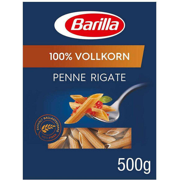 Spar King-Barilla Vollkorn Pasta Penne Rigate Integrale Teigwaren 6 x 500 g 6er Pack