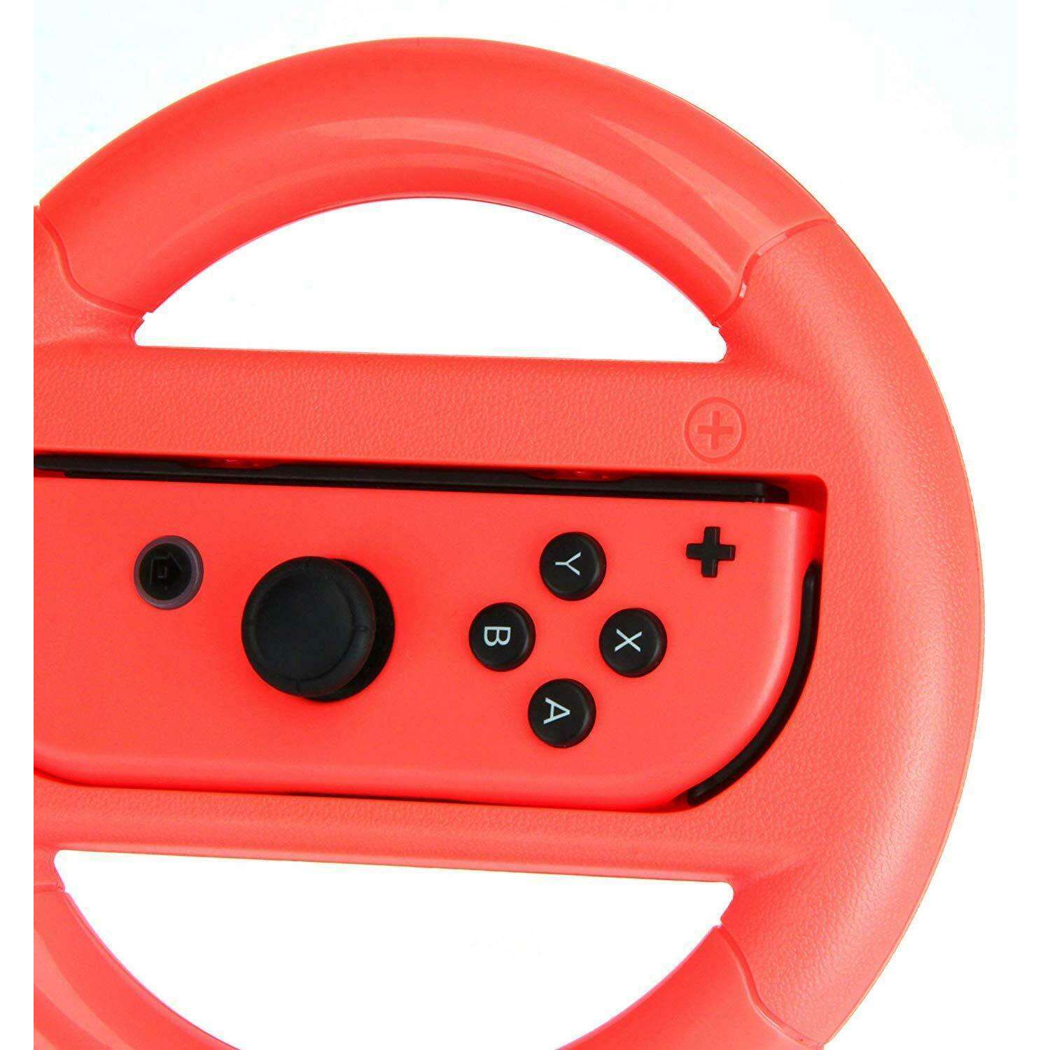 Basics Lenkrad für Nintendo Switch Blau und Rot Konsole Zubehör