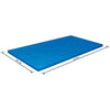 Spar King-Bestway 58107 Flowclear PVC-Abdeckplane Frame Pool Garten 410 x 226 cm blau