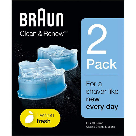 Spar King-Braun Clean & Renew Ersatzkartuschen SmartCare elektrische Rasierer 2er Pack