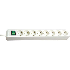 Spar King-Brennenstuhl Eco-Line Steckdosenleiste 8-fach Steckerleiste Schalter weiß