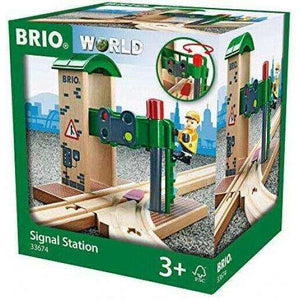Spar King-BRIO World 33674 Signal Station Holzeisenbahn Kleinkinderspielzeug Zubehör