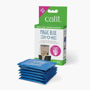 Spar King-Catit Magic Blue Filterkartusche Nachfüllpads Katzentoilette Zubehör 6er Pack
