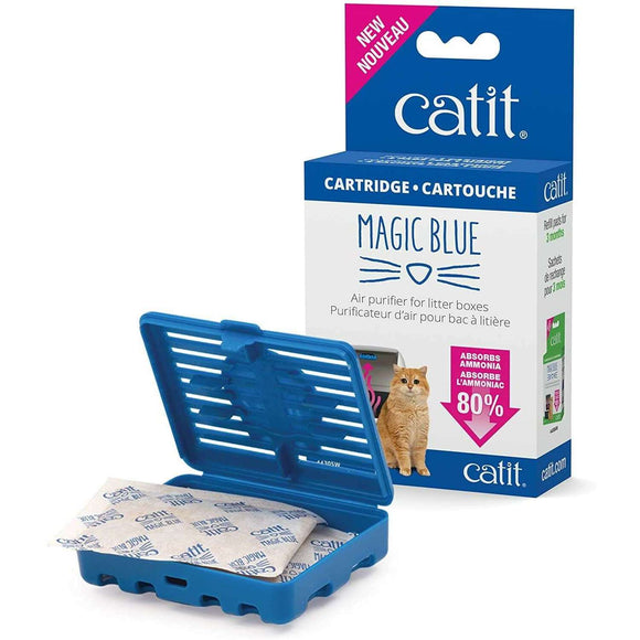Spar King-Catit Magic Blue Filterkartusche Starterset Katzentoilette Absorbiert Ammoniak