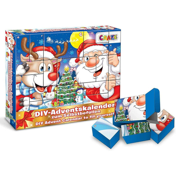 Spar King-Craze 25345 DIY Adventskalender Christmas Weihnachtskalender basteln befüllen