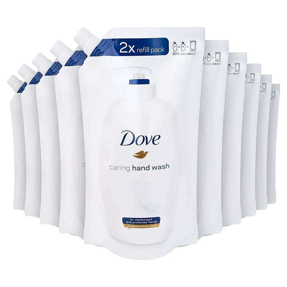 Spar King-Dove Pflegende Hand Waschlotion Nachfüllpack Flüssige Handseife10 x 500 ml