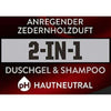 Spar King-Duschdas Noire 2-in-1 Duschgel Shampoo Männer Herren 6 x 250 ml 6er Pack