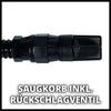 Spar King-Einhell Saugschlauch Kunststoff Schlauchlänge 4 m Anschluss 42 mm (1 1/4 Zoll)