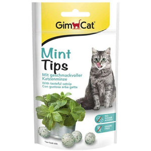 Spar King-GimCat Mint Tips Getreidefreier Katzensnack Katzenminze Katzen Leckerli 8 x 40 g