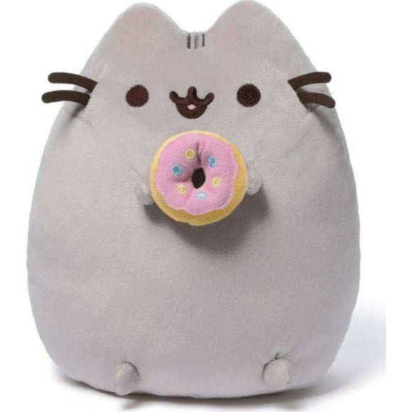 Spar King-GUND 6055546 Pusheen Donut Internet-Katze Kuscheltier Plüschkatze Plüsch 24 cm