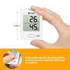Spar King-Habor Thermo-Hygrometer hohe Genauigkeit Komfortanzeige Thermometer weiß