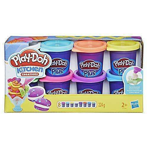 Spar King-Hasbro A1206EU6 Play-Doh Plus Kitchen Creations Multicolor Knete 8er Pack
