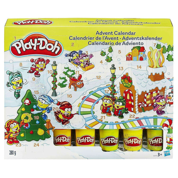 Spar King-Hasbro B2199EU6 Play-Doh Kinder-Adventskalender 5 Dosen Knete Knetunterlage