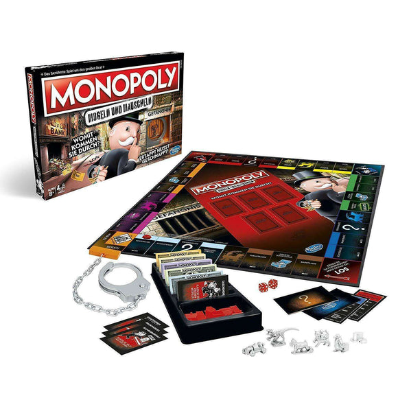 Spar King-Hasbro E1871100 Monopoly Mogeln & Mauscheln Familienspiel Gesellschaftsspiel