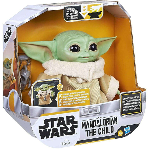 Spar King-Hasbro F1119 Star Wars Mandalorian The Child Baby Yoda Soundeffekte 25 cm