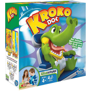 Spar King-Hasbro Gaming B0408100 Kroko Doc Kinderspiel Familienspiel Gesellschaftsspiel