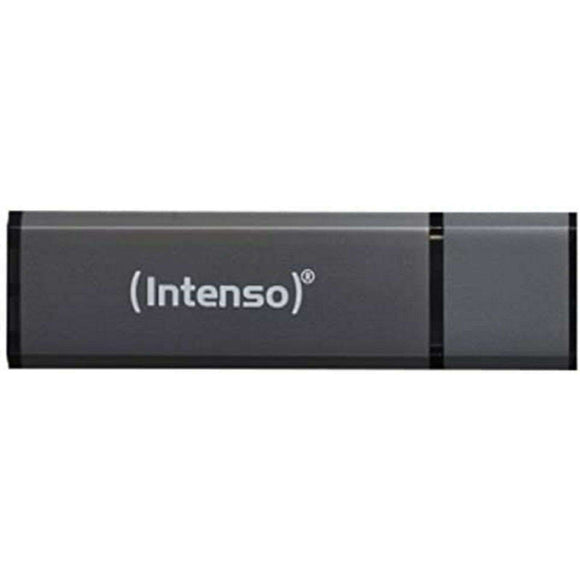 Spar King-Intenso Alu Line 64 GB USB 2.0 Speicherstick Aluminium PC USB Stick anthrazit