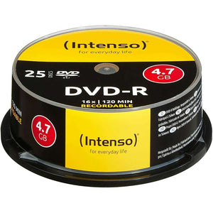 Spar King-Intenso DVD-R 16x Speed 4,7GB 120 Minuten DVD Rohlinge Brenner 25er Spindel