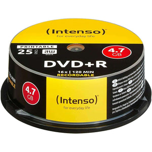 Spar King-Intenso DVD+R 4,7 GB 16x Speed bedruckbar kratzfest DVD Rohlinge 25er Spindel