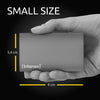 Spar King-Intenso Premium Edition Portable 128GB Externe SSD Festplatte USB 3.0 Aluminium
