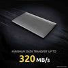 Spar King-Intenso Premium Edition Portable 256GB Externe SSD Festplatte USB 3.0 Aluminium