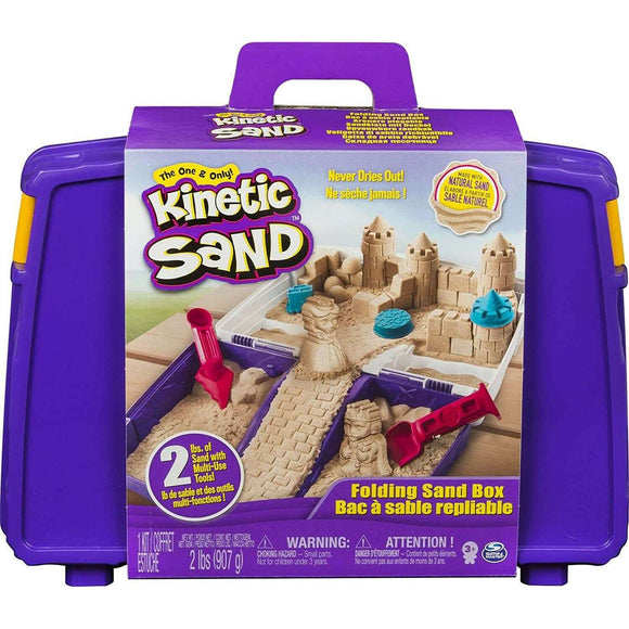 Spar King-Kinetic Sand 6037447 Sandspiel Koffer Spielset Spielzeug ab 3 Jahren 907 g