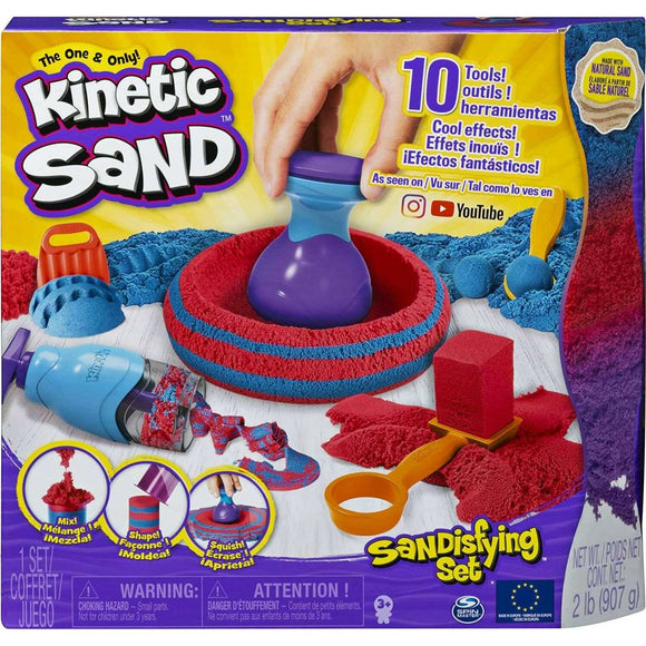 Spar King-Kinetic Sand 6047232 Sandisfying Spielset Spielzeug Kinder ab 3 Jahren 907 g