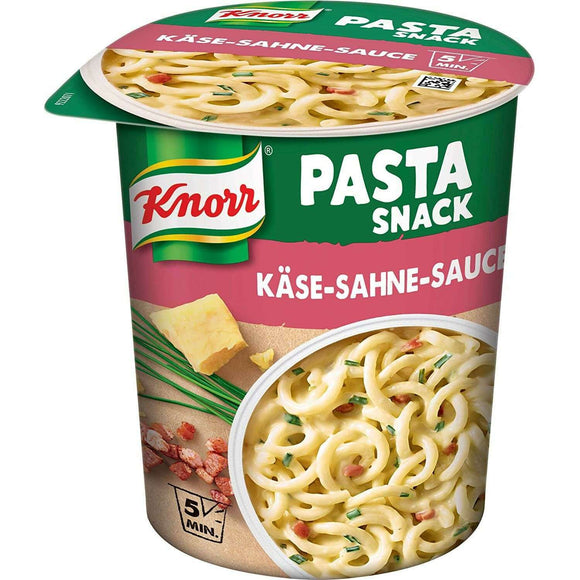 Spar King-Knorr Pasta Snack Käse-Sahne-Sauce 5 Minuten Terrine Nudelgericht 8 x 71 g