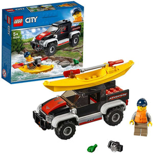 Spar King-LEGO City 60240 Kajak-Abenteuer Kajakfahrer-Minifigur Froschfigur 84 Teile