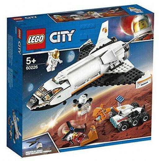 Spar King-LEGO City Space 60226 Space Shuttle mit Rover Konstruktionsspielzeug 273 Teile