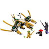 Spar King-LEGO NINJAGO 70666 - Goldener Drache mit 3 Minifiguren Ninja Lloyd Overlord