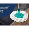 Spar King-Leifheit Set Clean Twist Disc Mop Wischer Wischmop Mikrofaser-Mop waschbar