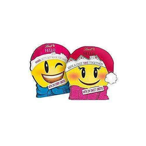 Spar King-Lindt Adventskalender Hello Mini Emotis Emoji Vollmilchschokolade 145 g