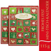 Spar King-Lindt Tisch-Adventskalender Lindor Kugeln Schokoladenkugel 2 x 115g 2er Pack
