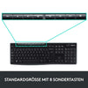 Spar King-Logitech MK270 Combo Tastatur kabellose Maus Nano-Empfänger QWERTZ schwarz