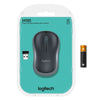 Spar King-Logitech Wireless Mouse M185 Swift Grey Kabellos USB-Nano-Empfänger Plug&Play