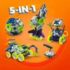 Spar King-Mega Construx GFF26 Magnext 5in1 Mag-Roboter 138 Bausteine Spielzeug Bauset