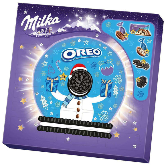 Spar King-Milka & Oreo Adventskalender Weihnachtskalender Schokolade Süßigkeiten 286g