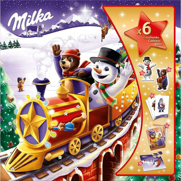 Spar King-Milka Weihnachtsfreunde Adventskalender Weihnachtskalender Schokolade 143g