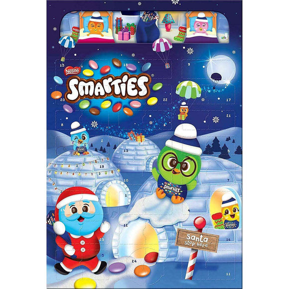 Spar King-Nestlé Smarties Adventskalender Weihnachtskalender 2021 Milchschokolade 94 g